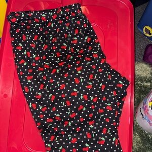 Cherry Print Women's Pajama Pants